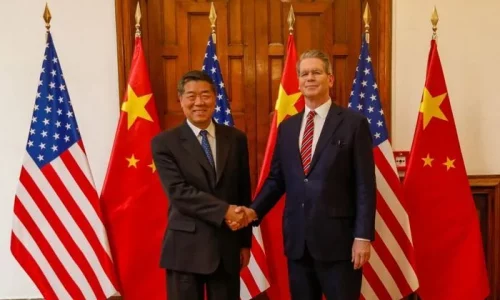 Gold Up, Market Down on Tariff Tweets and Global Crises