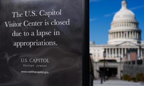 Both parties blame each other on 1st day of government shutdown as tourist sites close