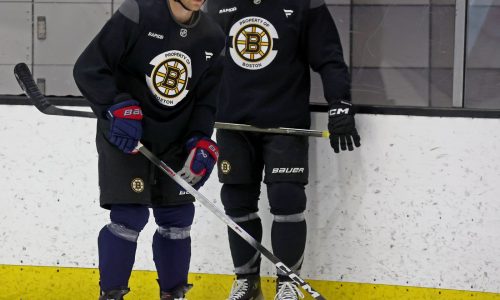 Bruins notebook: Hampus Lindholm out, Jordan Harris in