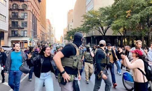 Angry New Yorkers confront immigration enforcement agents on famed Canal Street