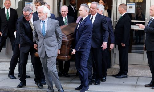 ‘A source of inspiration’: Family, friends say goodbye to Joan Kennedy