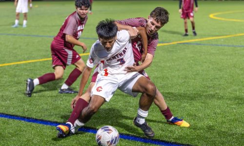 High school roundup/scores: Taylor Bello’s hat trick powers Hingham win