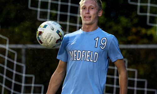 High school soccer notebook: Medfield’s Max Tillmann soaring at striker