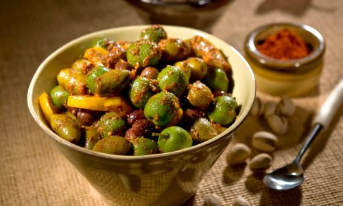 Acclaimed chef’s spicy olive dish delivers the heat