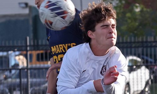 St. Mary’s earns boys soccer shutout victory over Bishop Stang