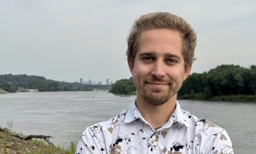 Adam Dullinger, 29, a political newcomer, seeking to be St. Paul mayor