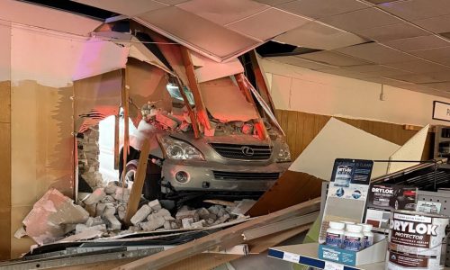 ‘Huge boom’ as driver crashes through wall of business on St. Paul’s Grand Avenue
