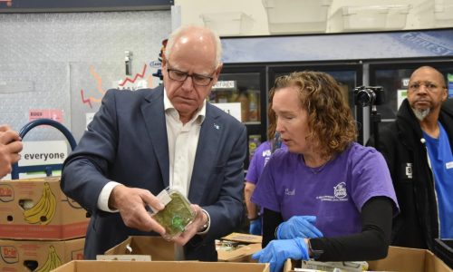Amid halt in federal food aid, Gov. Tim Walz announces $4 million to Minnesota food shelves