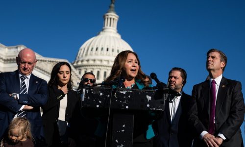 Mark Z. Barabak: She won a landslide election. But Trump and Jeffrey Epstein have her stuck in limbo