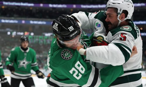 Jake Middleton hit leaves Matt Duchene injured, Wild ignited