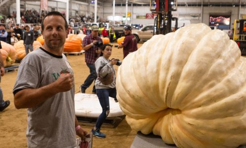 Connecticut man sets new pumpkin record at Topsfield Fair
