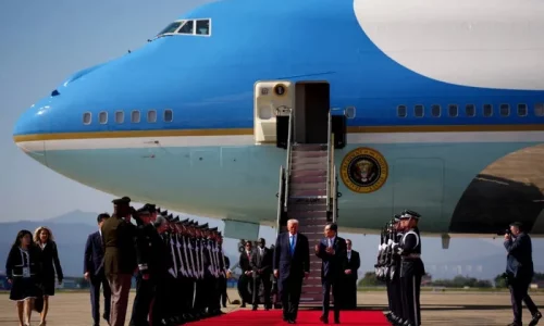 Trump Arrives in South Korea for Summit With Regional Leaders