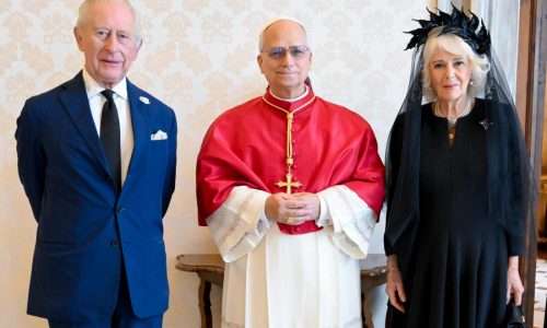 King Charles III prays with pope in historic visit, a welcome respite from royal troubles at home