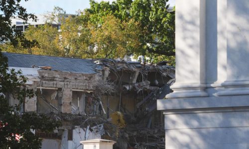 The White House starts demolishing part of the East Wing to build Trump’s ballroom