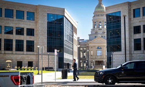 Wyoming Capitol bomb investigators focus on men seen in security video