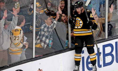 Bruins notebook: Jordan Harris making the most of his chance