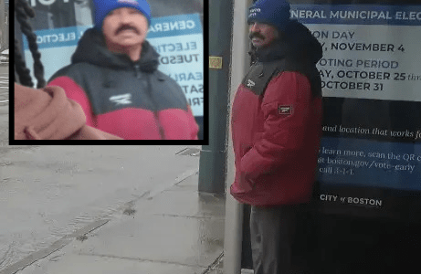 Boston Police looking for man accused of exposing himself to children at bus stop