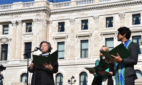 At Capitol, faith leaders press Walz to call special session on gun violence