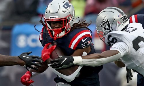 Patriots RB Rhamondre Stevenson has yet to practice this week due to injury