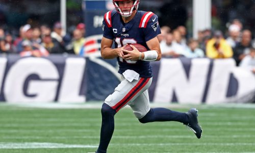 Patriots’ Drake Maye might be forced to make plays with his legs in Week 8