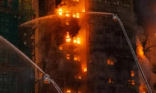 3 Arrested in Hong Kong High-Rise Fire That Killed at Least 44, Left 279 Missing