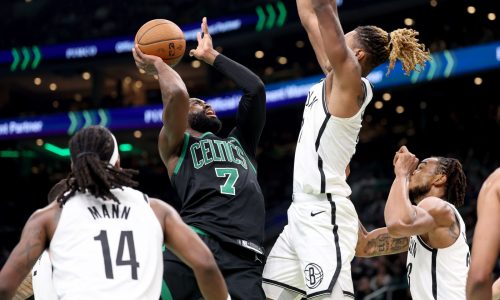 Celtics can’t overcome Jaylen Brown’s foul trouble in uninspired loss to Nets