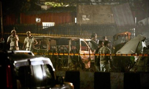 Car blast near New Delhi’s historic Red Fort kills at least 8 people, India’s police say