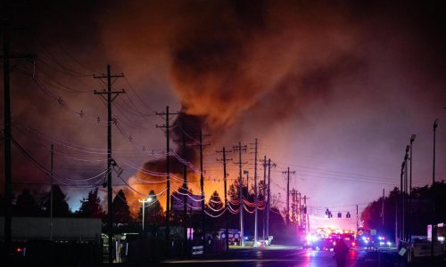 Officials scour charred site of Kentucky UPS plane crash for victims and answers