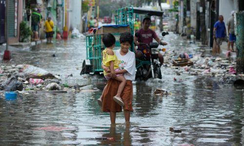 Typhoon Fung-wong blows away from the Philippines, leaving 8 dead and 1.4 million displaced
