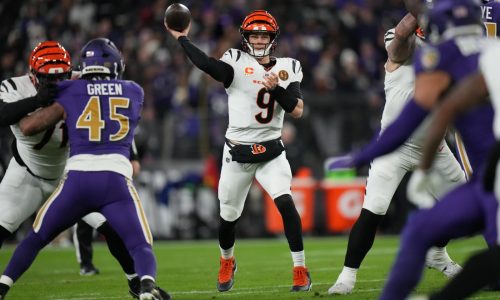 Bengals ganan en el regreso de Burrow, 32-14 sobre Ravens, que pierden 5 balones