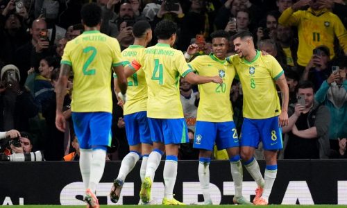 Estevao y Casemiro dan triunfo a Brasil en amistoso ante Senegal
