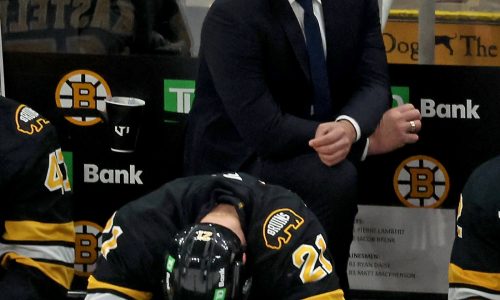 Bruins notebook: Casey Mittelstadt thrust into unexpected action