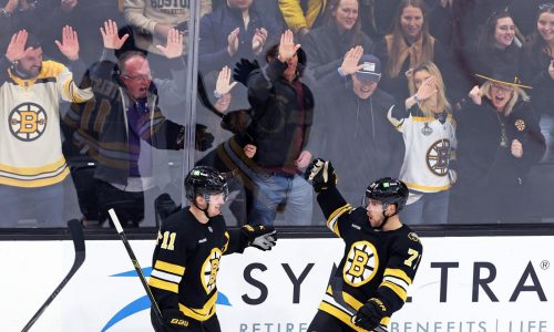 Bruins knock off Hurricanes, 2-1, for third straight victory