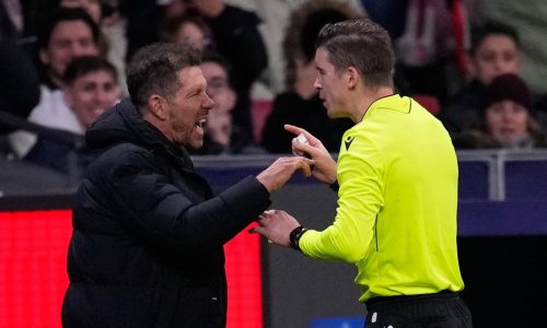 Simeone muestra su pasión y Atleti frena racha ganadora del Inter en la Champions
