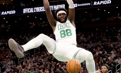 Celtics’ Neemias Queta leaves game vs. Magic with ankle injury