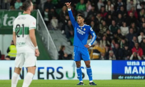 Racha de Real Madrid sin ganar crece con empate 2-2 ante Elche; Bellingham los salva con gol tardío