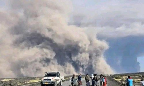 Volcán entra en erupción en norte de Etiopía; arroja cenizas hacia Yemen y Omán