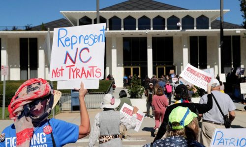 Judges allow North Carolina to use a map drawn in bid to give Republicans another US House seat