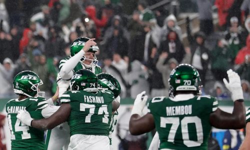 Gol de campo de 56 yardas de Folk en la última jugada da victoria a Jets 27-24 sobre Falcons