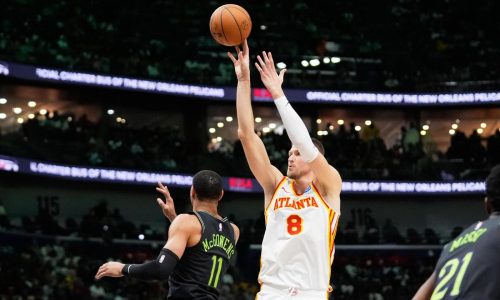 Porzingis anota 29 puntos en victoria de Hawks por 115-98 sobre Pelicans, que hilan 9na derrota