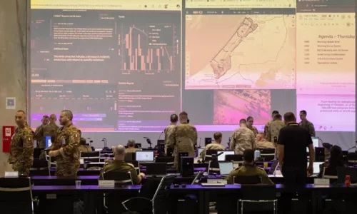 Inside the Multinational Center in Israel That Distributes Aid to Gaza