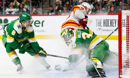 Wild goaltender Jesper Wallstedt finding his legs in NHL
