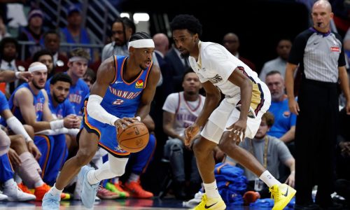 Holmgren anota 26 puntos en la victoria de Thunder 126-109 sobre los Pelicans en crisis