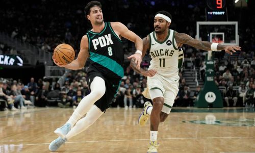 Jerami Grant lidera a los Trail Blazers con 35 puntos en victoria por 115-103 sobre los Bucks