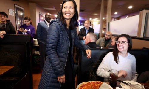 Boston Mayor Wu cruises to victory in uncontested bid