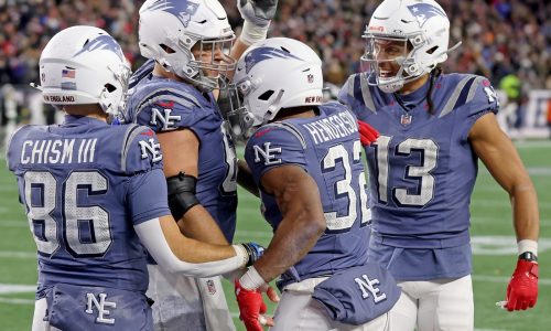 Patriots RB TreVeyon Henderson becoming major weapon with another multi-TD game