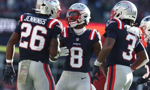 ‘He was with us’: DeMario Douglas, Terrell Jennings had heavy hearts in Patriots win