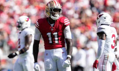 49ers colocan a Aiyuk en reserva, terminando su temporada y posiblemente su etapa