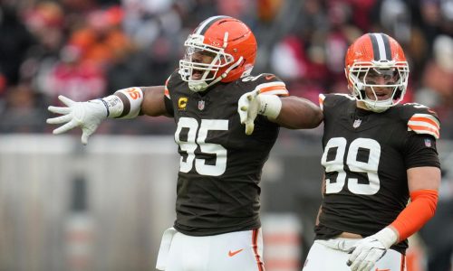 Myles Garrett de Browns busca récord de capturas en una temporada ante Josh Allen de Bills