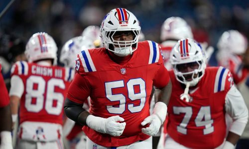 How Drake Maye inspired the Patriots’ patchwork offensive line on Monday Night Football